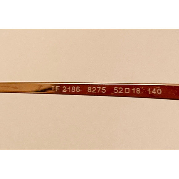 Women's Tiffany & Co. Brown and Blue Glasses One Size Case Included - Picture 6 of 11